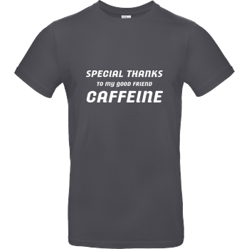 None Special thanks T-Shirt B&C EXACT 190 - Dark Grey
