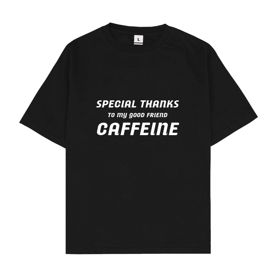 None Special thanks T-Shirt Oversize T-Shirt - Black