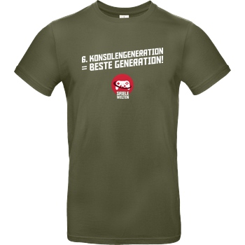 Spielewelten Spielewelten - Best Gen T-Shirt B&C EXACT 190 - Khaki