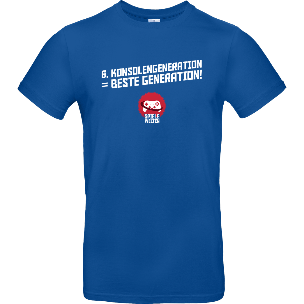 Spielewelten Spielewelten - Best Gen T-Shirt B&C EXACT 190 - Royal Blue
