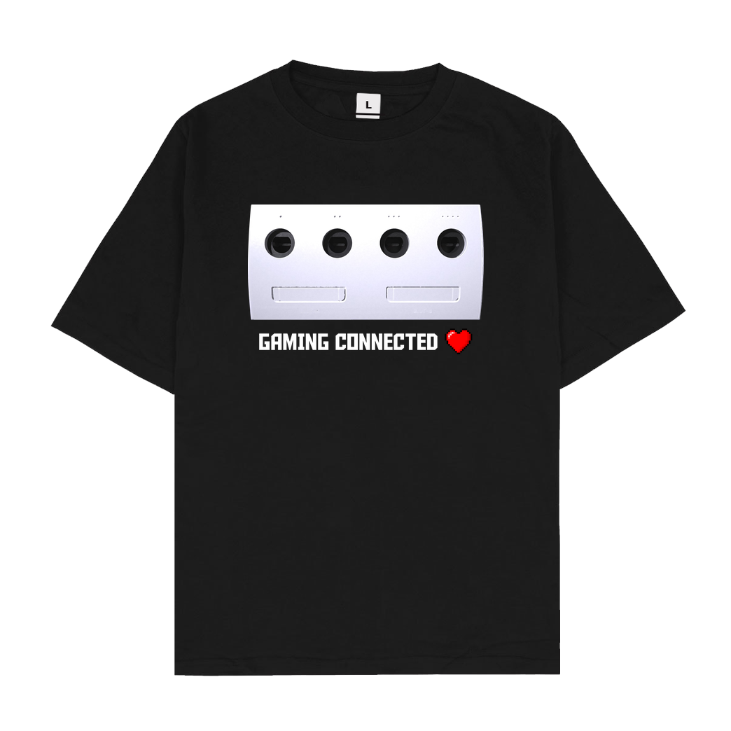 Spielewelten Spielewelten - Gaming Connected T-Shirt Oversize T-Shirt - Black