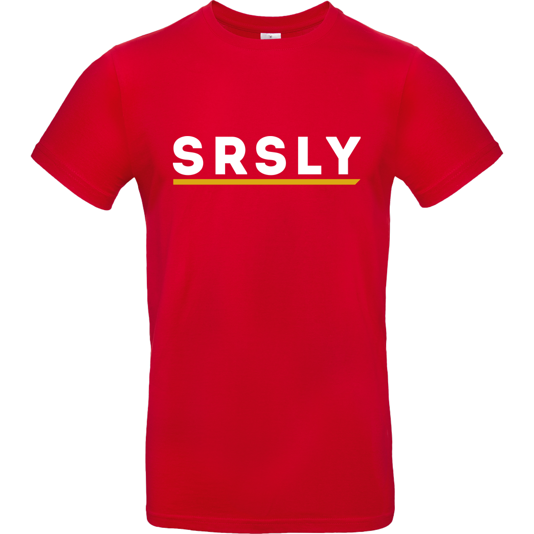 SRSLY SRSLY - Logo T-Shirt B&C EXACT 190 - Red