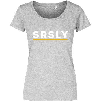 SRSLY SRSLY - Logo T-Shirt Girlshirt heather grey