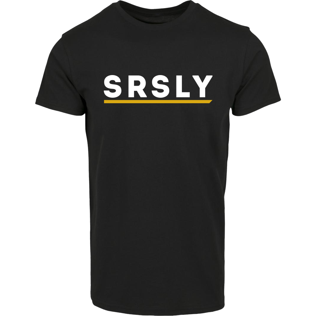 SRSLY SRSLY - Logo T-Shirt House Brand T-Shirt - Black