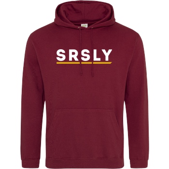 SRSLY SRSLY - Logo Sweatshirt JH Hoodie - Bordeaux