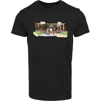 byStegi Stegi - Abendmahl T-Shirt House Brand T-Shirt - Black