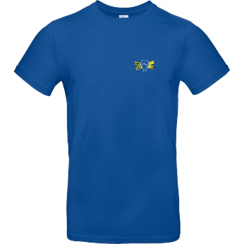 byStegi Stegi - Don't Cross T-Shirt B&C EXACT 190 - Royal Blue