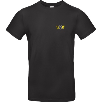 byStegi Stegi - Don't Cross T-Shirt B&C EXACT 190 - Black