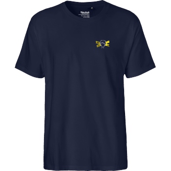 byStegi Stegi - Don't Cross T-Shirt Fairtrade T-Shirt - navy