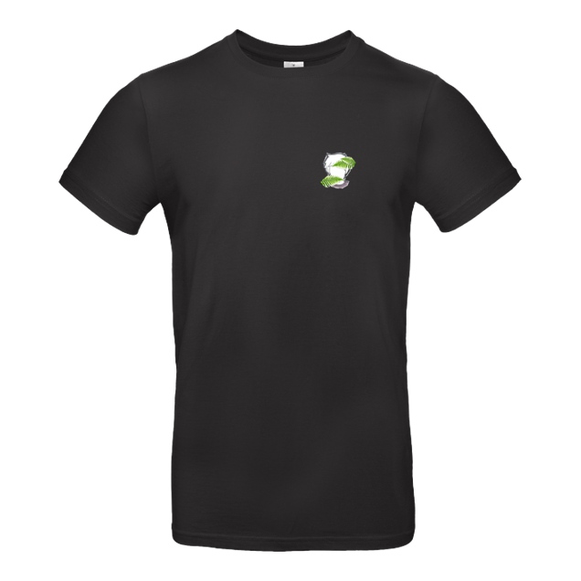 byStegi - Stegi - Green Mind - T-Shirt - B&C EXACT 190 - Black