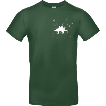 byStegi Stegi - Origami Shirt T-Shirt B&C EXACT 190 -  Bottle Green