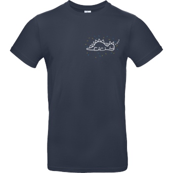 byStegi Stegi - Sleeping Shirt T-Shirt B&C EXACT 190 - Navy