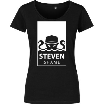 Steven Shame - Girl-Shirt Girlshirt schwarz