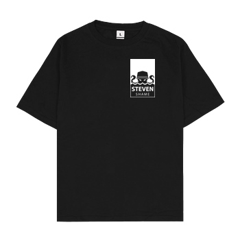 Steven Shame Steven Shame - Pocket T-Shirt Oversize T-Shirt - Black