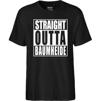 None Straight Outta Baumheide T-Shirt Fairtrade T-Shirt - black