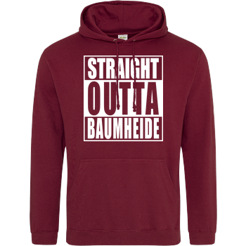 Straight Outta Baumheide JH Hoodie - Bordeaux