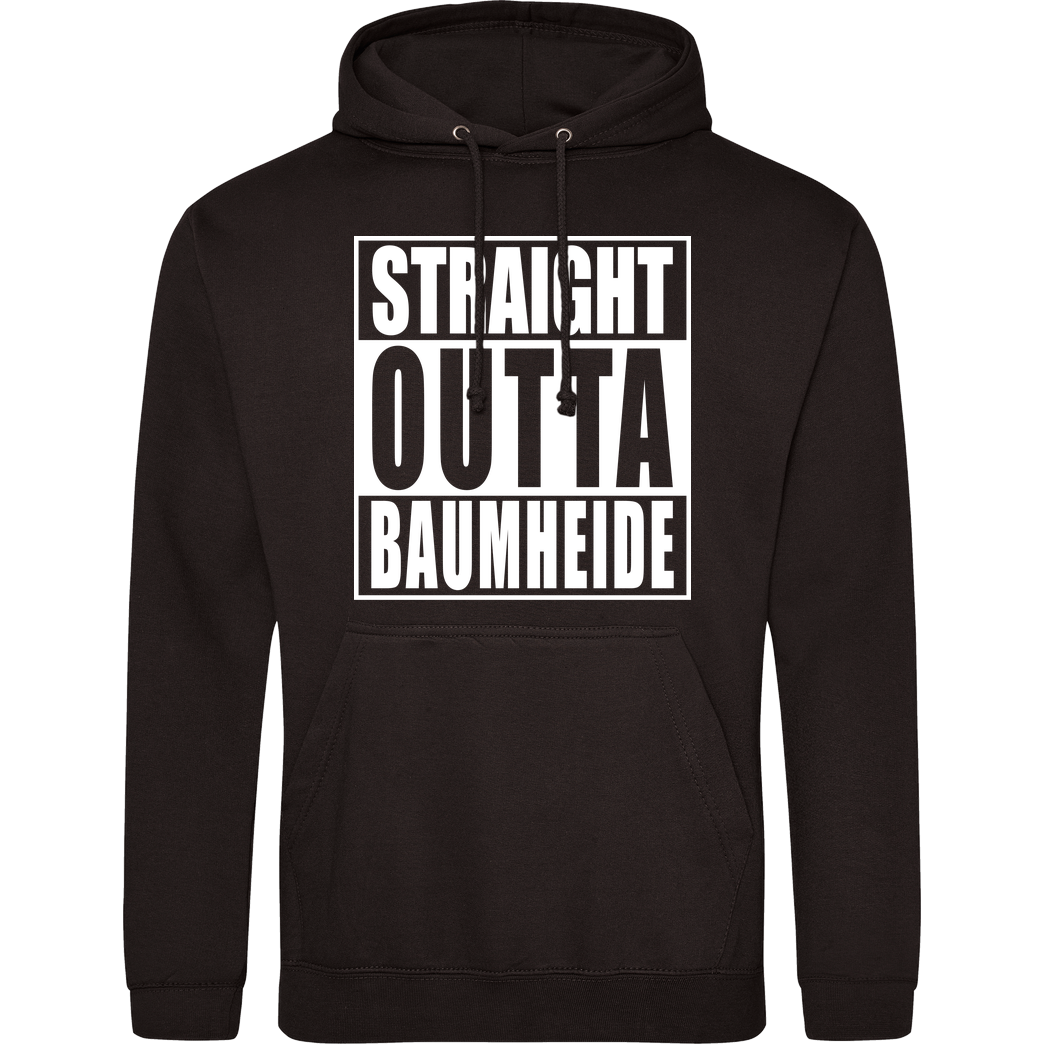None Straight Outta Baumheide Sweatshirt JH Hoodie - Schwarz