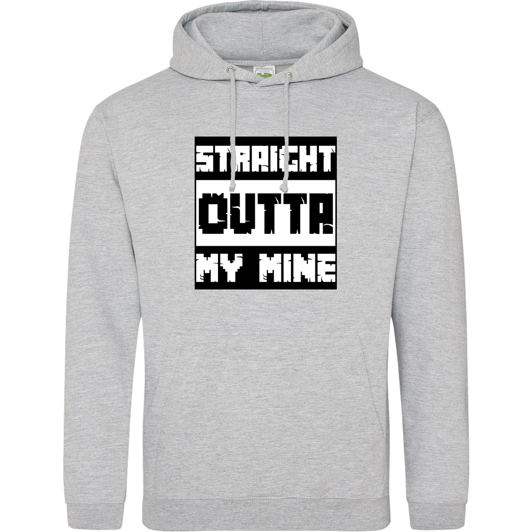 bjin94 Straight Outta My Mine Sweatshirt JH Hoodie - Heather Grey