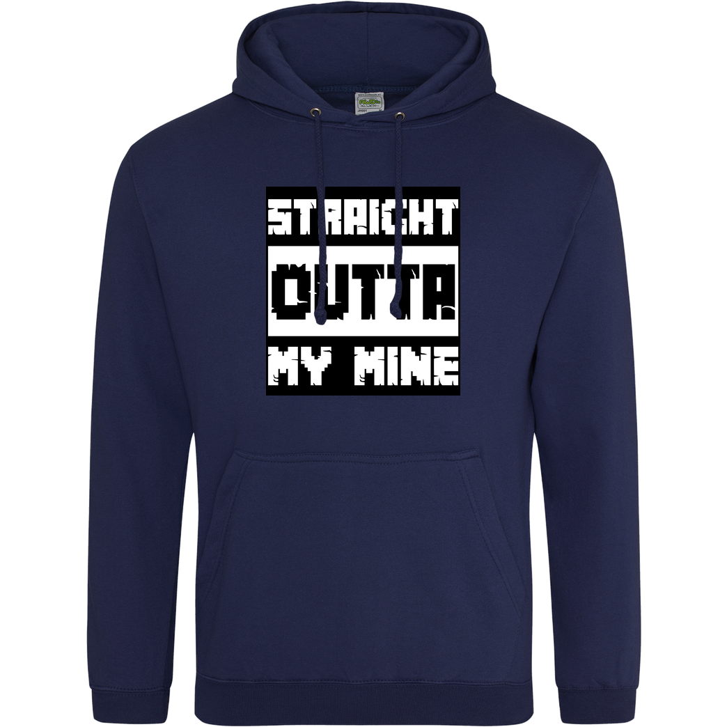 bjin94 Straight Outta My Mine Sweatshirt JH Hoodie - Navy