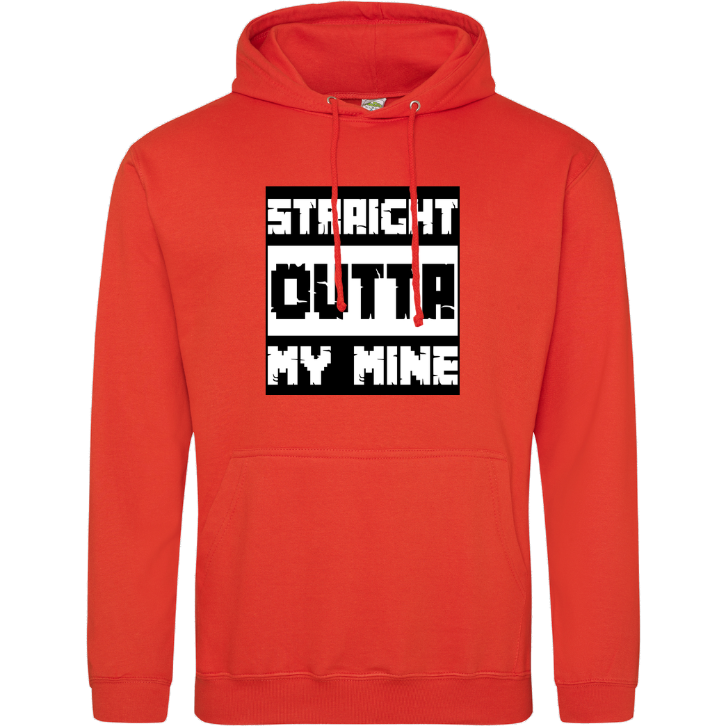 bjin94 Straight Outta My Mine Sweatshirt JH Hoodie - Orange