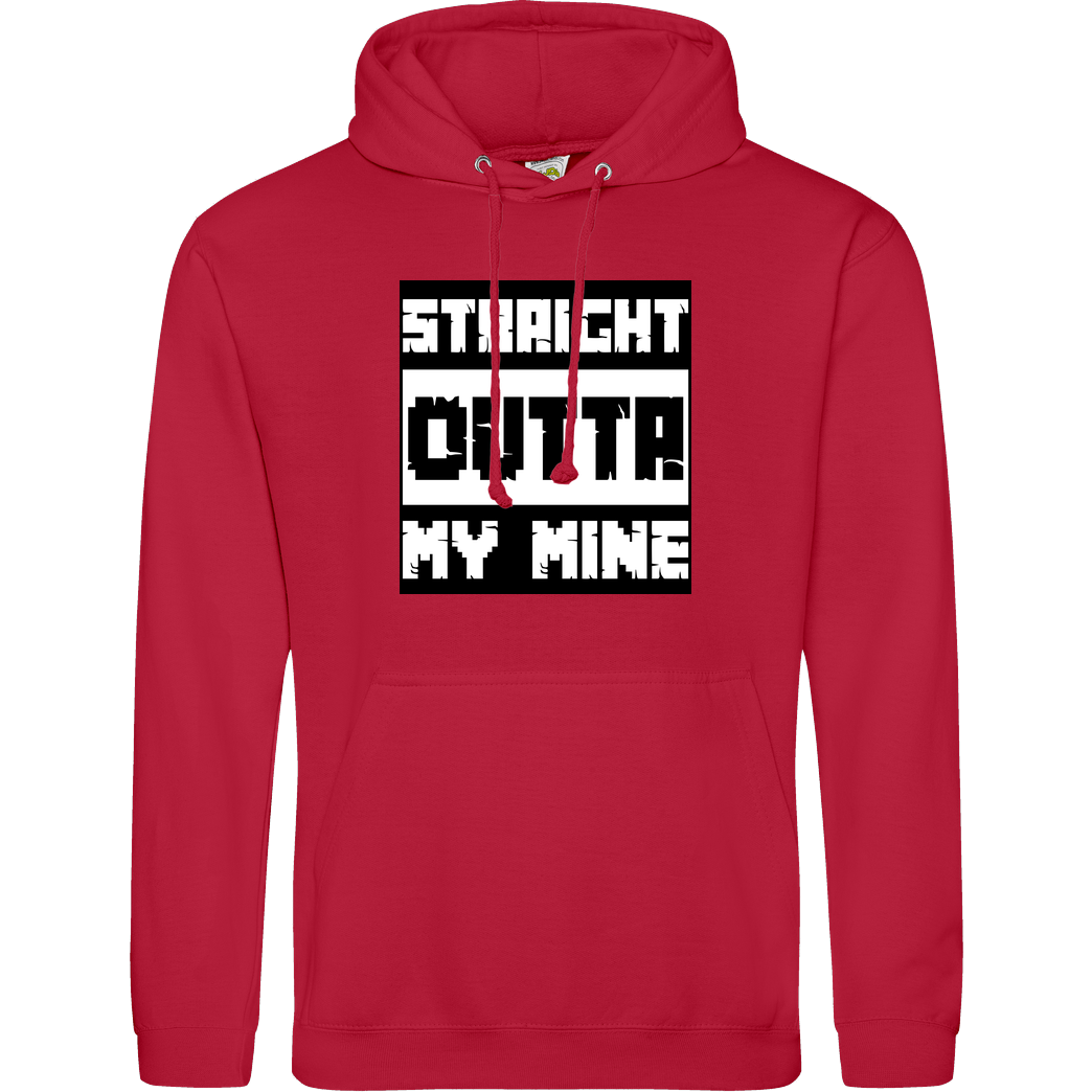 bjin94 Straight Outta My Mine Sweatshirt JH Hoodie - red
