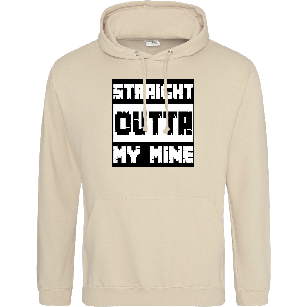 bjin94 Straight Outta My Mine Sweatshirt JH Hoodie - Sand