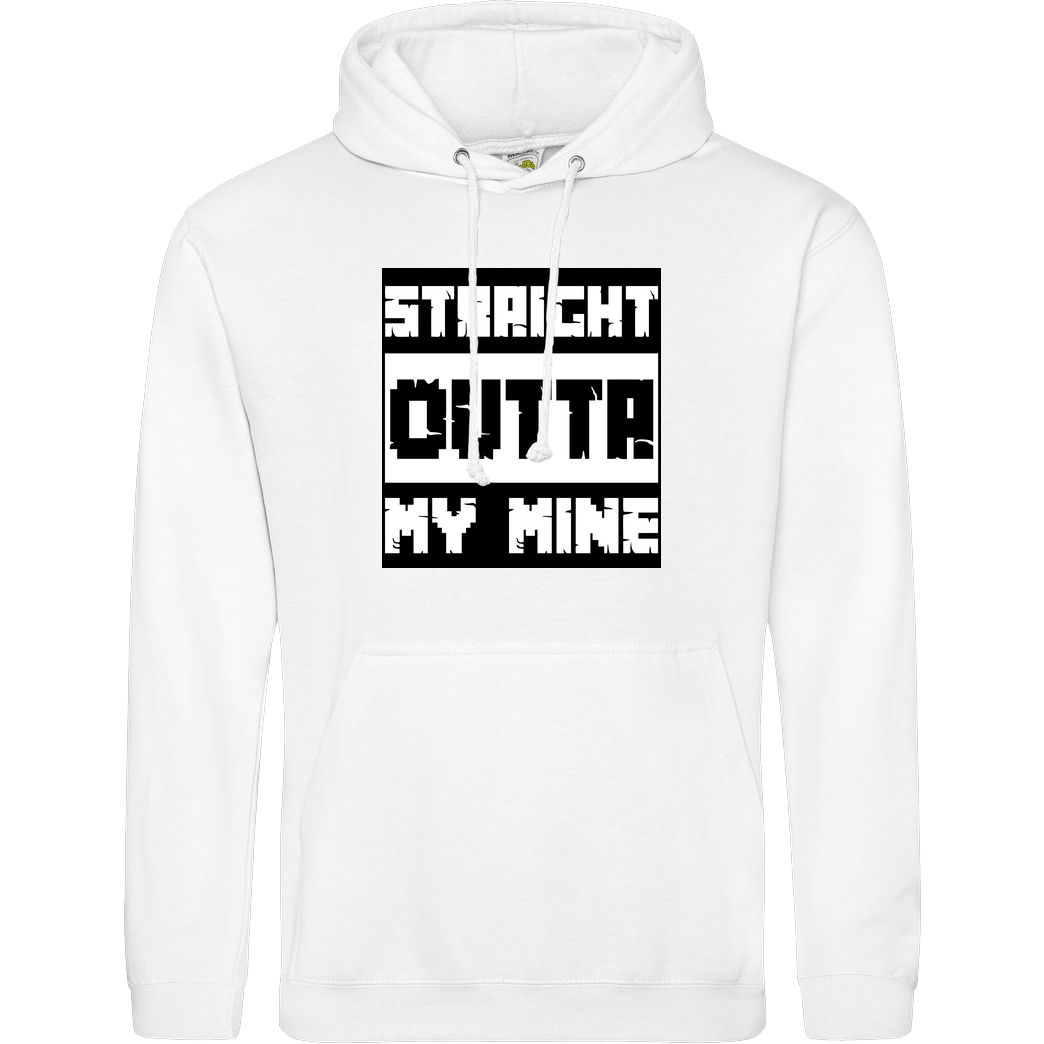 bjin94 Straight Outta My Mine Sweatshirt JH Hoodie - Weiß