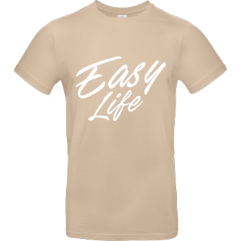 None Sweazy - Easy Life T-Shirt B&C EXACT 190 - Sand
