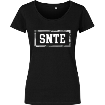 Synte - Camo Logo Girlshirt schwarz