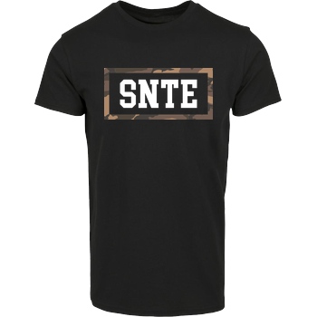 SYNTE Synte - Camo Logo T-Shirt House Brand T-Shirt - Black
