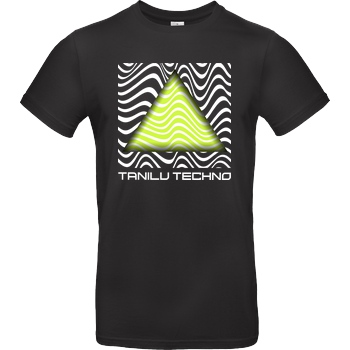 Tanilu TaniLu - Acid Pyramide T-Shirt B&C EXACT 190 - Black