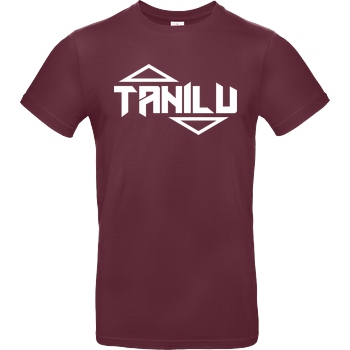 Tanilu TaniLu Logo T-Shirt B&C EXACT 190 - Burgundy