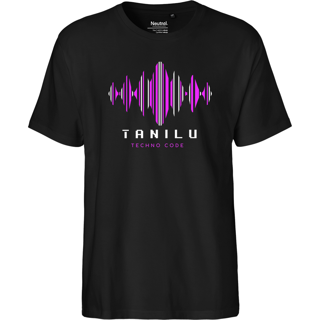 Tanilu TaniLu - Waves T-Shirt Fairtrade T-Shirt - black