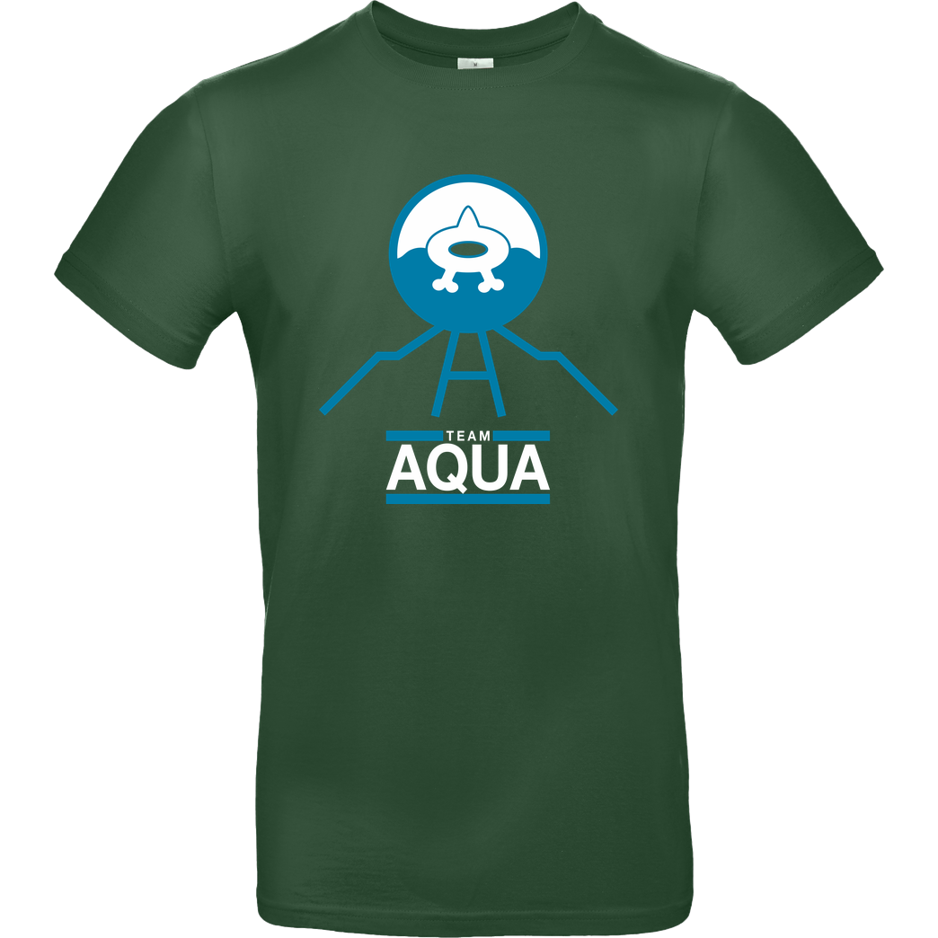 bjin94 Team Aqua T-Shirt B&C EXACT 190 -  Bottle Green