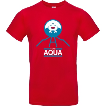 bjin94 Team Aqua T-Shirt B&C EXACT 190 - Red
