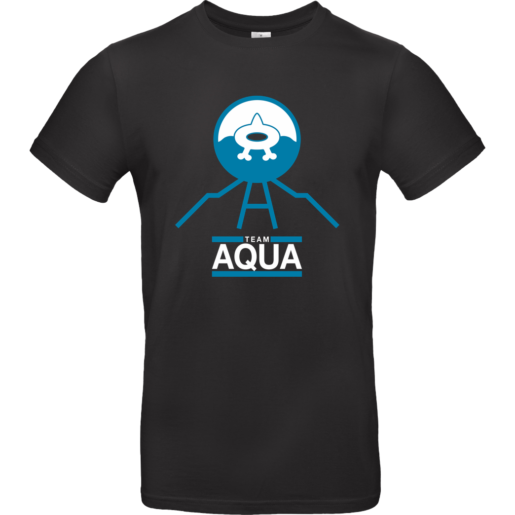 bjin94 Team Aqua T-Shirt B&C EXACT 190 - Black
