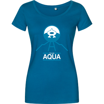 Team Aqua Girlshirt petrol