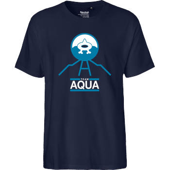 Team Aqua Fairtrade T-Shirt - navy