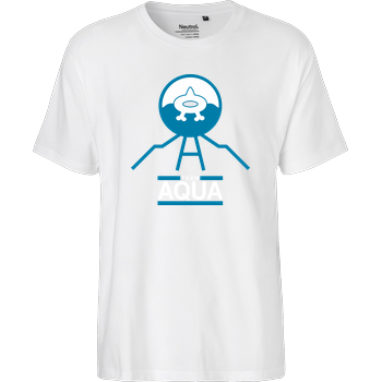 Team Aqua Fairtrade T-Shirt - white