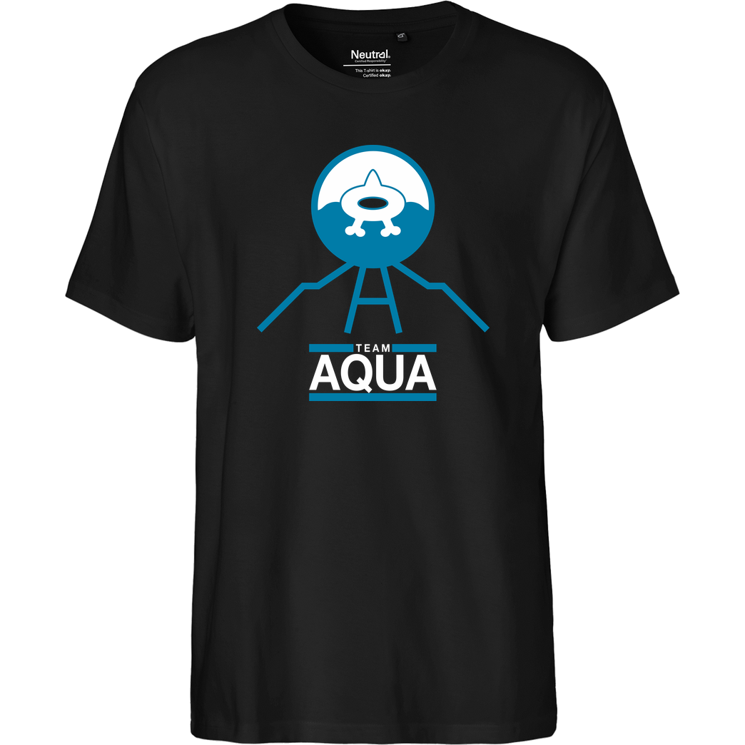 bjin94 Team Aqua T-Shirt Fairtrade T-Shirt - black