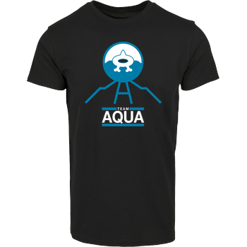 Team Aqua House Brand T-Shirt - Black