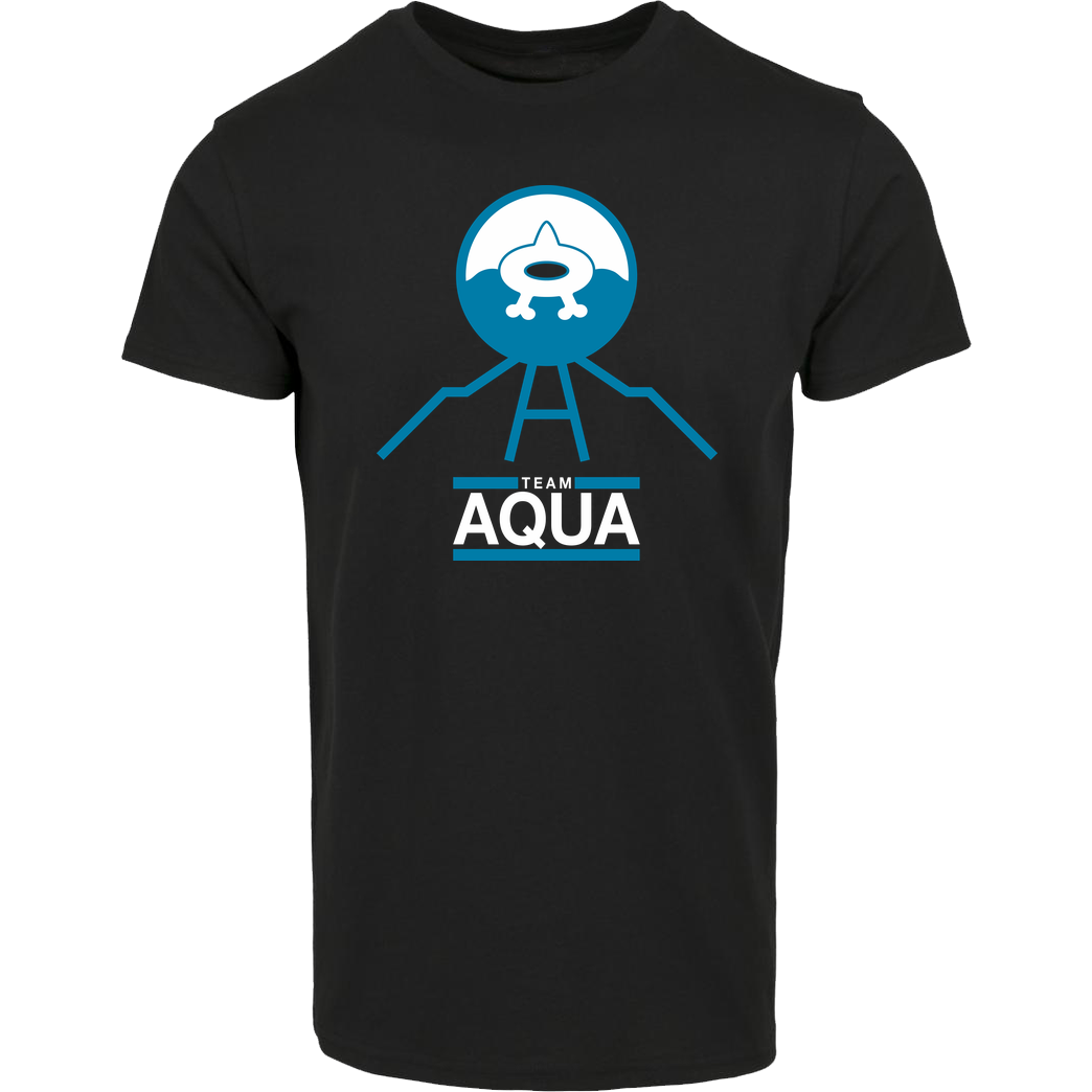 bjin94 Team Aqua T-Shirt House Brand T-Shirt - Black