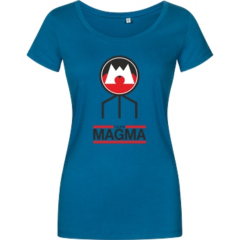 bjin94 Team Magma T-Shirt Girlshirt petrol