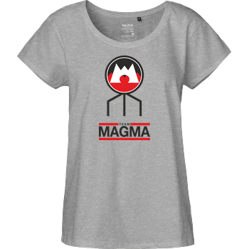 Team Magma Fairtrade Loose Fit Girlie - heather grey