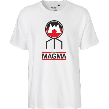 bjin94 Team Magma T-Shirt Fairtrade T-Shirt - white