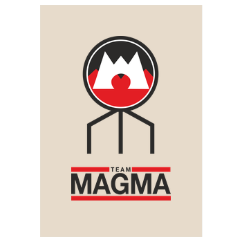 Team Magma Art Print sand