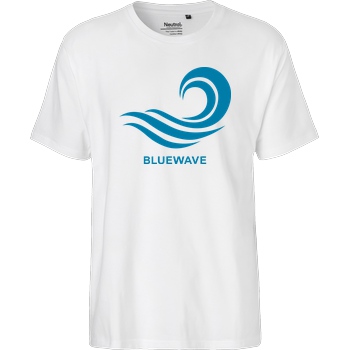 Team Prismatic Team Prismatic - Blue Wave T-Shirt Fairtrade T-Shirt - white