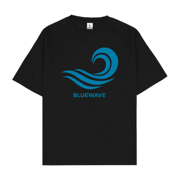 Team Prismatic - Blue Wave Oversize T-Shirt - Black