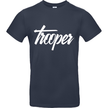 TeamTrooper TeamTrooper - Trooper T-Shirt B&C EXACT 190 - Navy