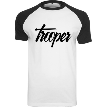 TeamTrooper TeamTrooper - Trooper T-Shirt Raglan Tee white